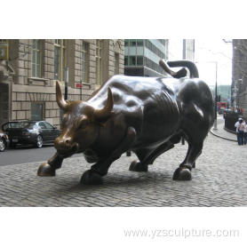 Life Size Bronze Wall Street Bronze Sculpture